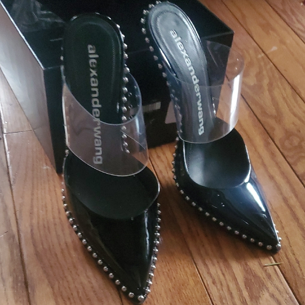 Alexander Wang Black Studded Women's Shoes